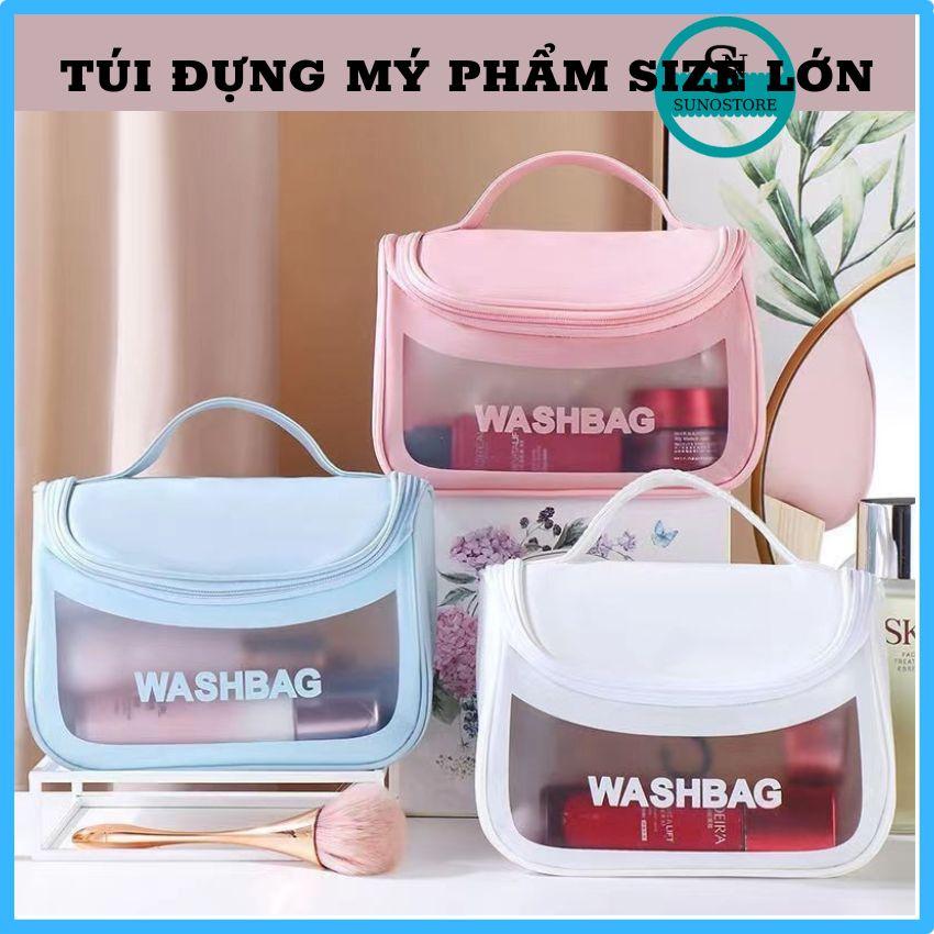 Túi Đựng Mỹ Phẩm Size Lớn Đựng Đồ Trang Điểm Du Lịch Đa Năng Có Quai Xách SUNO STORE TMP09