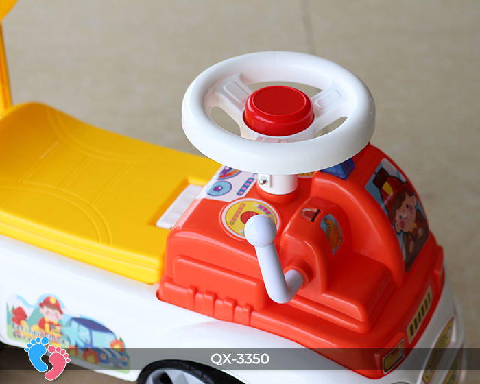 Xe chòi chân mô hình xe cứu hỏa BABY PLAZA QX-3350