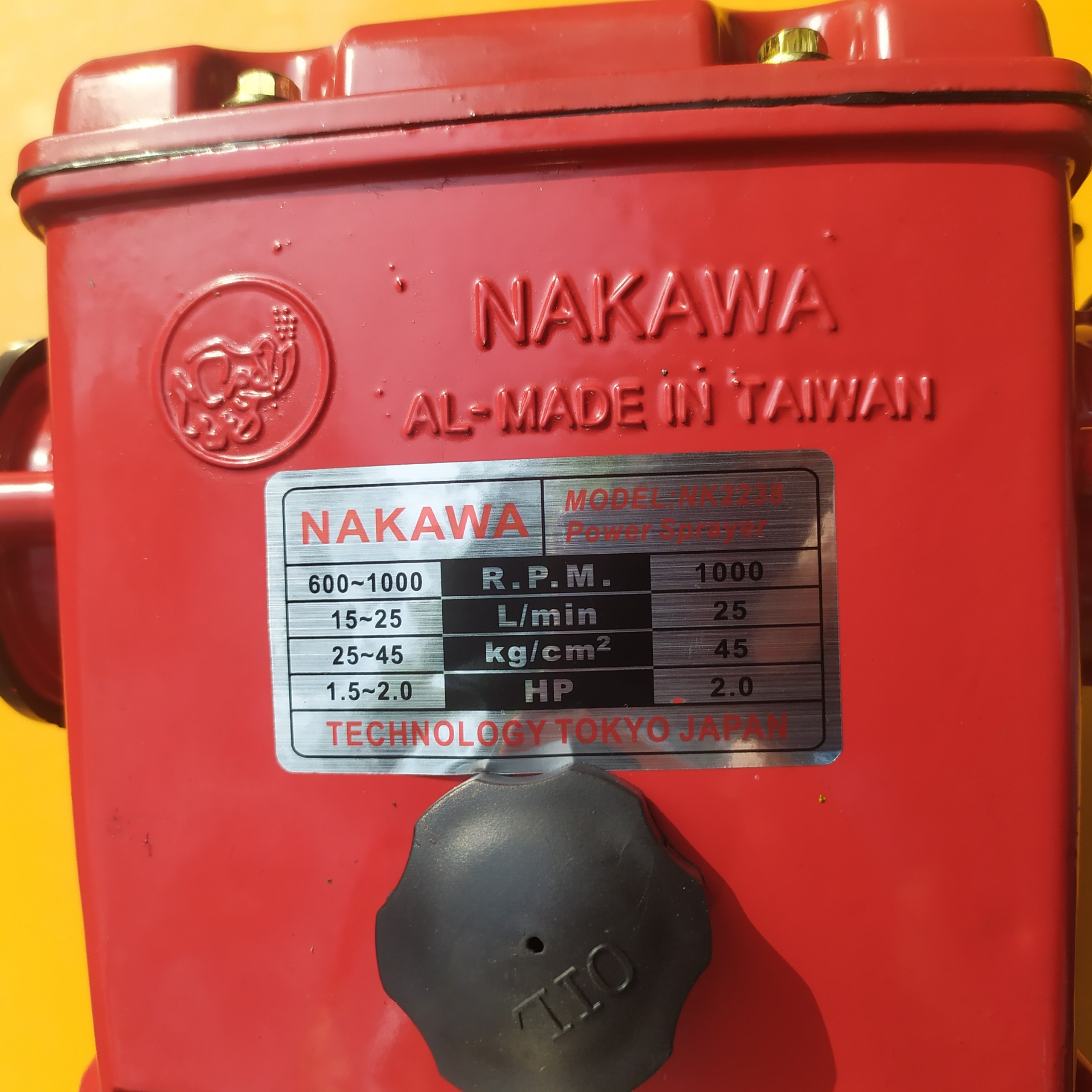 Đầu Phun Xịt Áp Lực 1.5HP Nakawa NK-2238