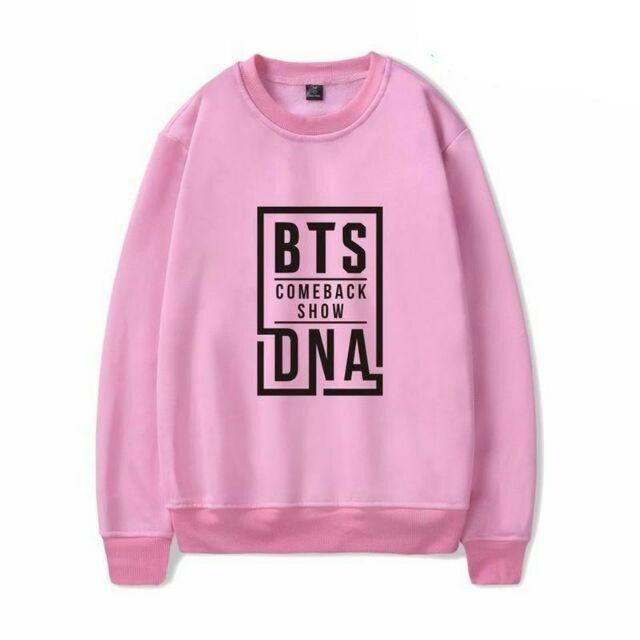 Áo sweater nam-nữ in BTS DNA - nhiều màu (kèm hình thật