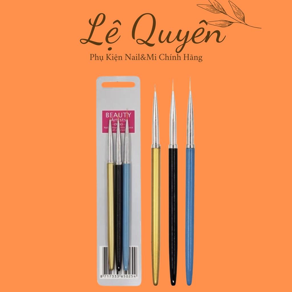 Set 3 Cây Cọ Nét Beauty_Cọ Nét Vẽ Móng Nail