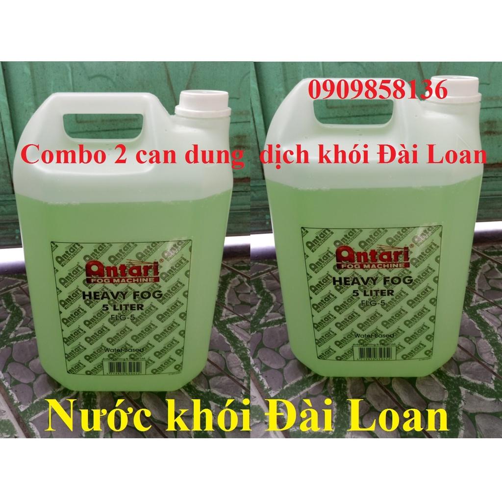 COMBO 2 CAN DUNG DỊCH KHÓI ANTARI Đài Loan, 2 can nước khói Antari nhập khẩu, nguyên liệu tạo khói Đài Loan