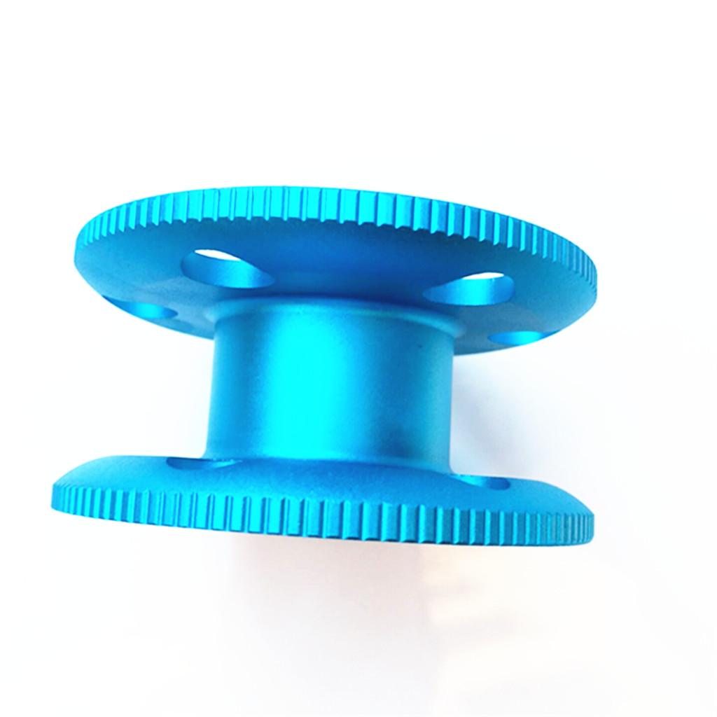 Aluminum Alloy Scuba Diving Finger Spool Dive Reel Guide Line - Scuba Dive Free Diving Snorkeling Underwater Gear Equipment -Blue