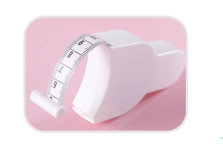 Thước dây rút tự động chữ Y có tay cầm để đo vòng eo vòng tay vòng chân 1.5 mét-Tặng cây gãi ngứa inox gấp gọn