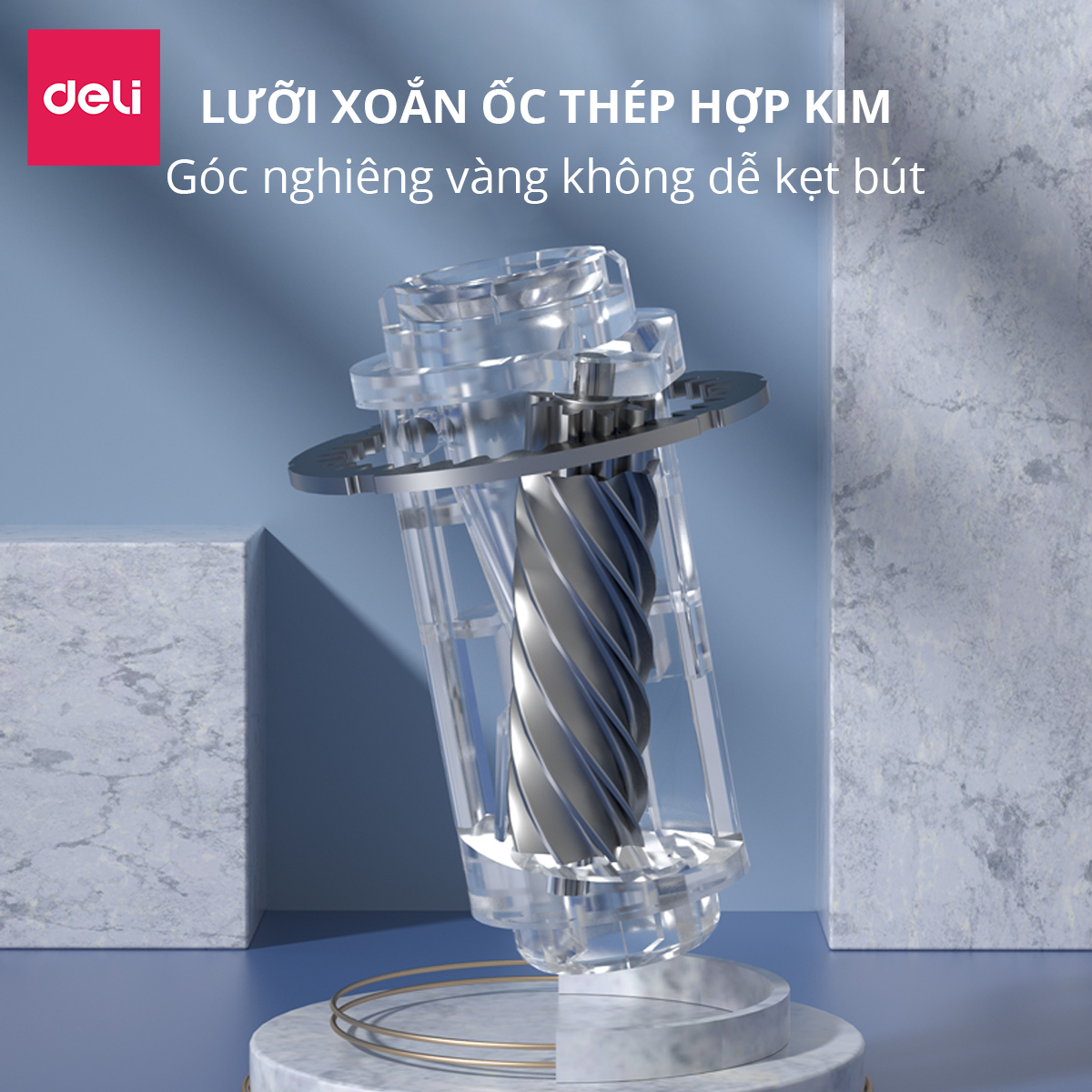 Gọt Bút Chì Điện Tự Động Deli - 1 Chiếc - 502
