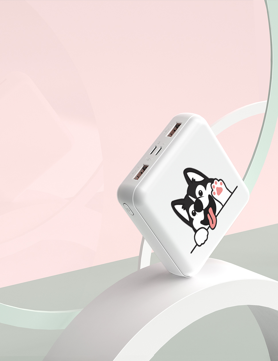 Pin sạc dự phòng Yoobao M4 mini dễ thương hài hước 10000mAh Pin Li-Polymer cho điện thoại, máy tính bảng - Hàng chính hãng