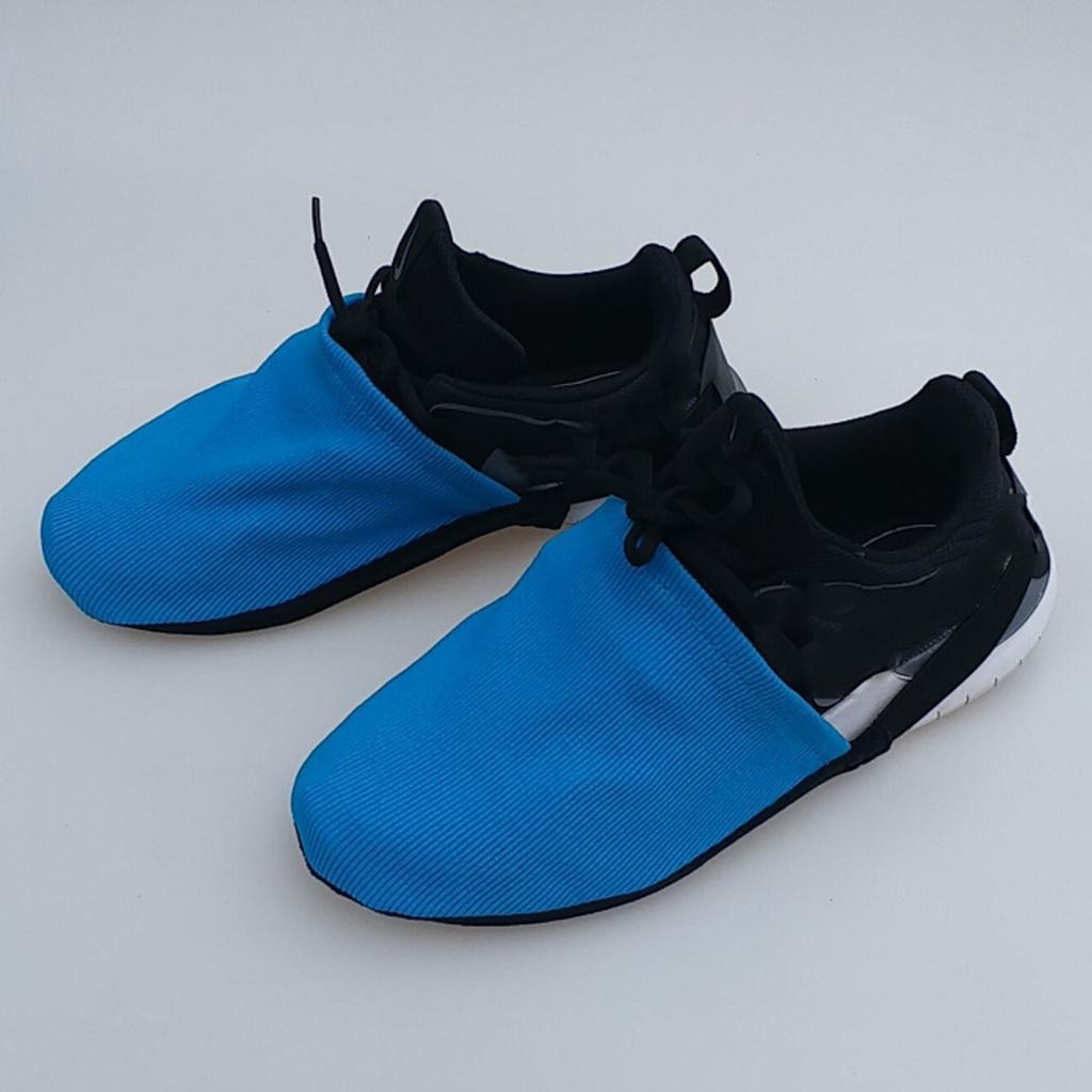 1 Pair Bowling Shoe Slider  Replacement - Functional & Washable - Blue