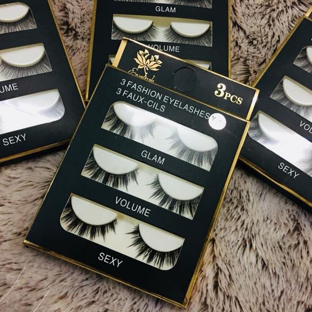 Lông mi chồn 3 Fashion Eyelashes 3 Faux (Dày mi L18)