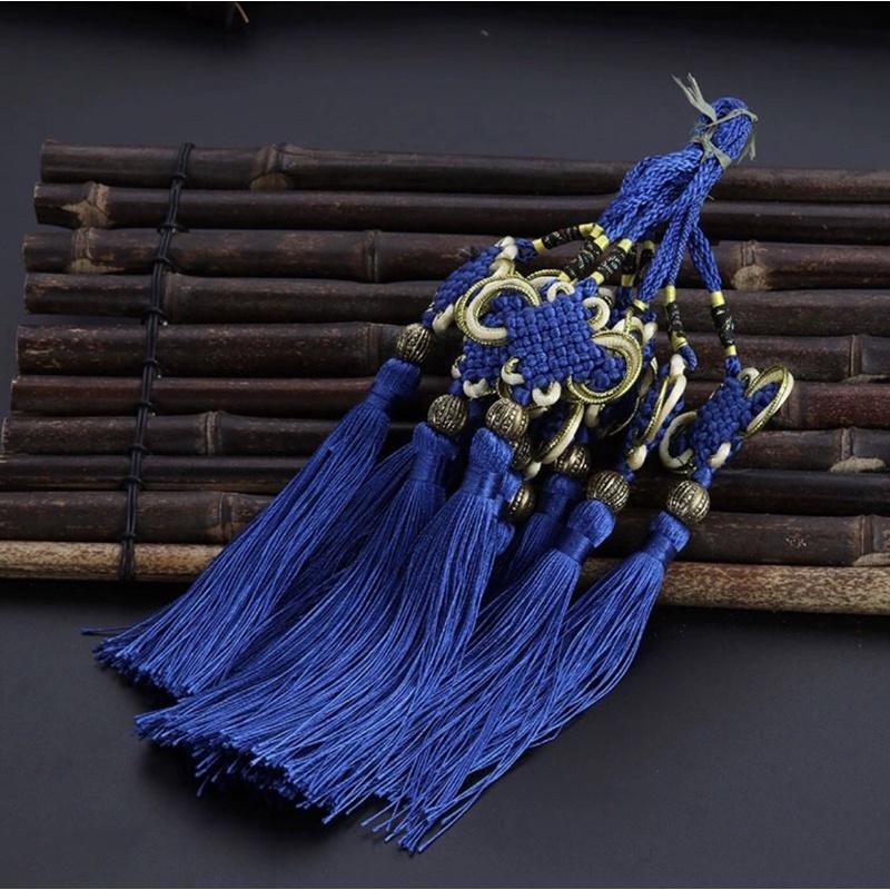 Tua rua trang trí, dây treo kim tuyến | đồng tâm đính áo dài, handmade