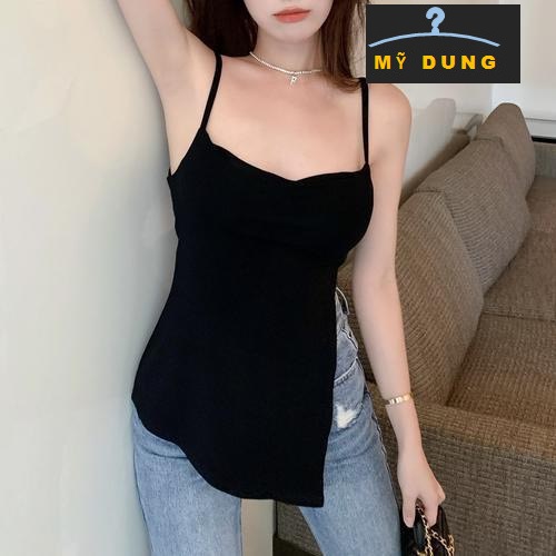 ÁO THUN 2S XẺ HÔNG TÀ XÉO, CÚP NGỰC-GỢI CẢM -DỄ PHỐI ĐỒ