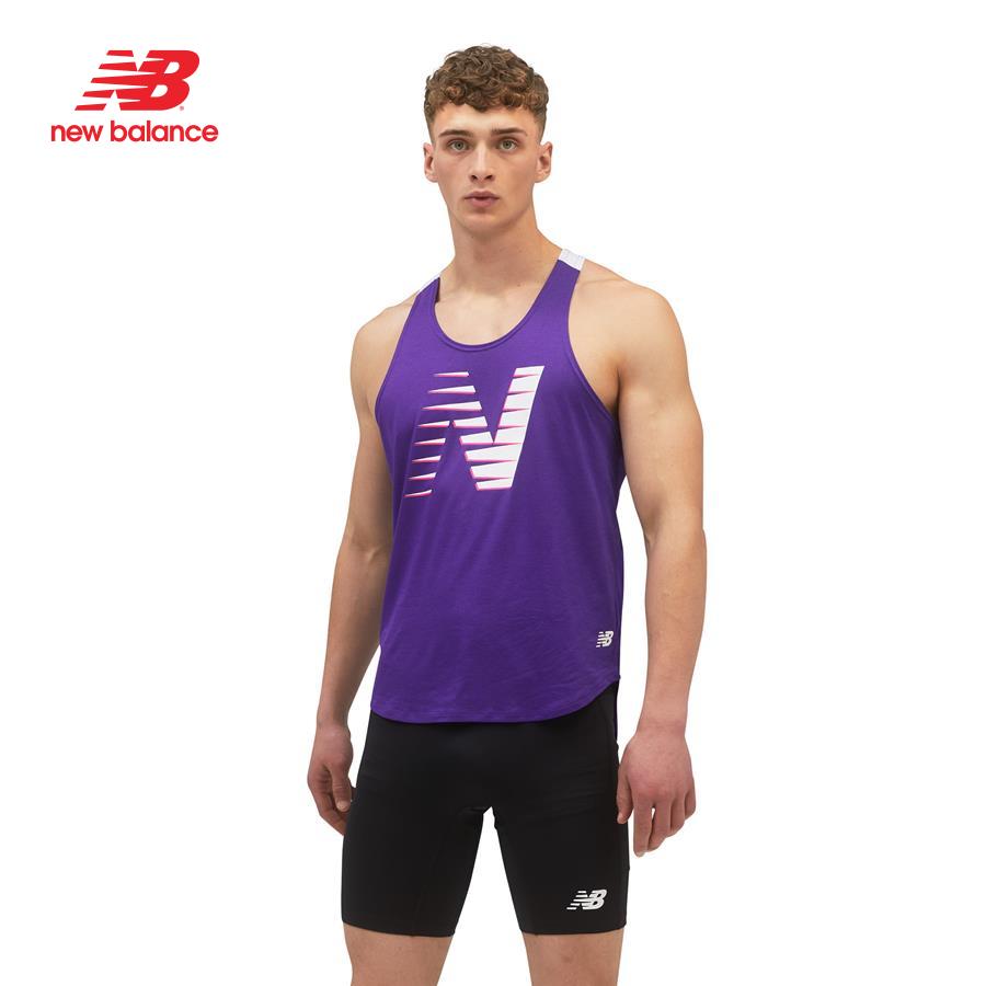 Áo ba lỗ thể thao nam New Balance Printed Fast Flight - MT11232DVH (form quốc tế)