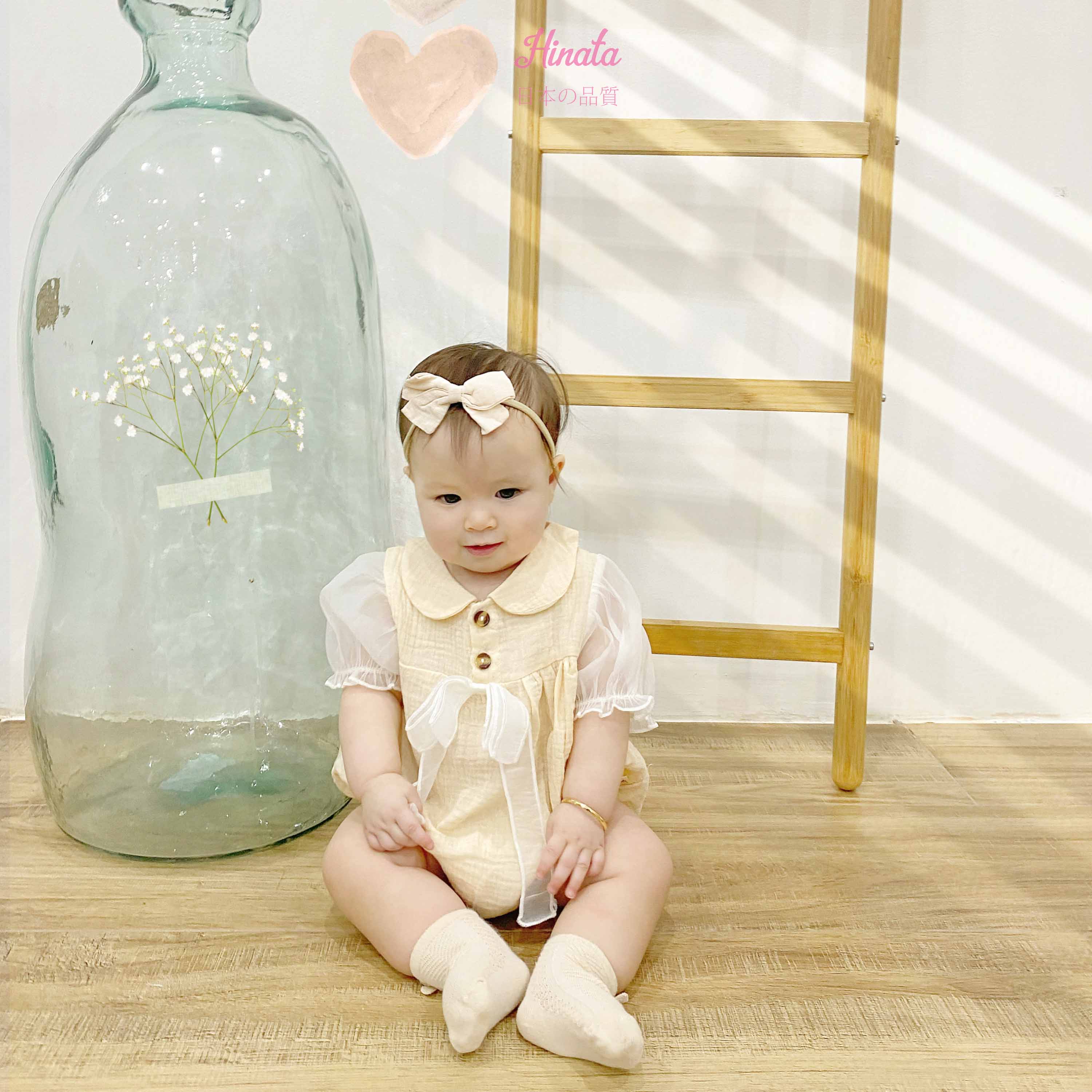 Set Bodysuit dễ thương cho bé gái BF54 Hinata