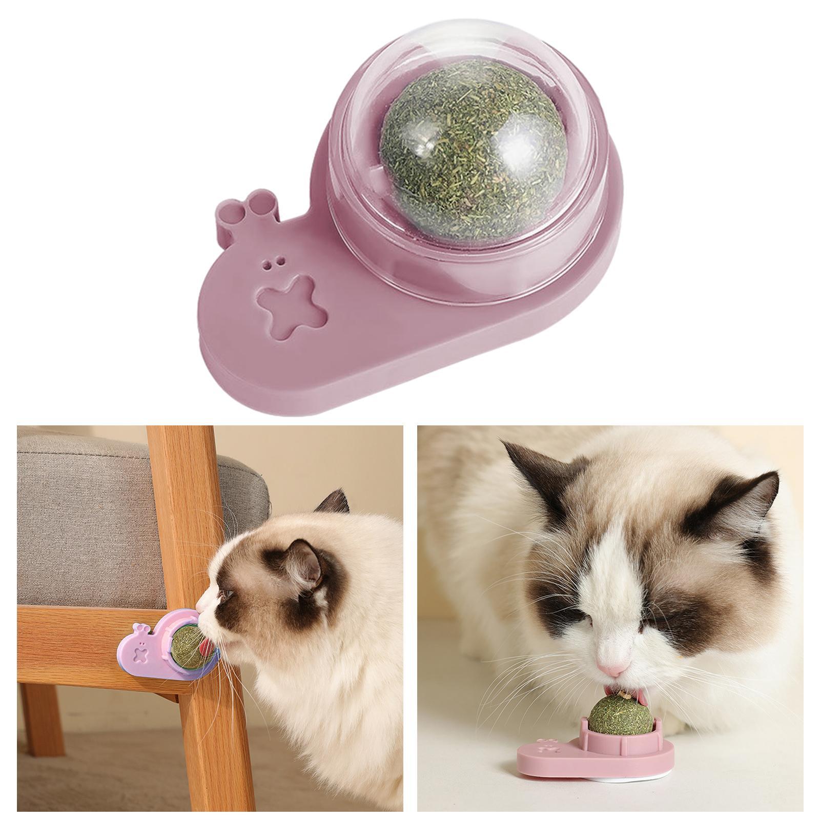 Catnip Ball Toys Self-Adhensive Interactive  Grinding Toy Table
