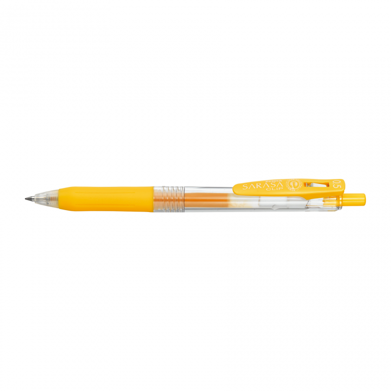 Bút Bi 0.5 mm Zebra Sarasa Clip JJ15-Y - Màu Vàng