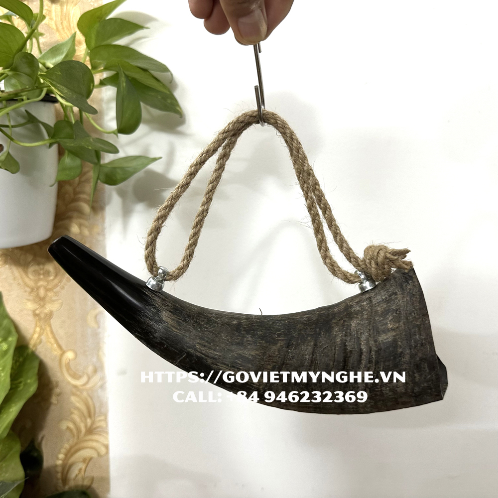 Kèn tù và sừng trâu - Dài 25cm - Loại sừng trâu thô
