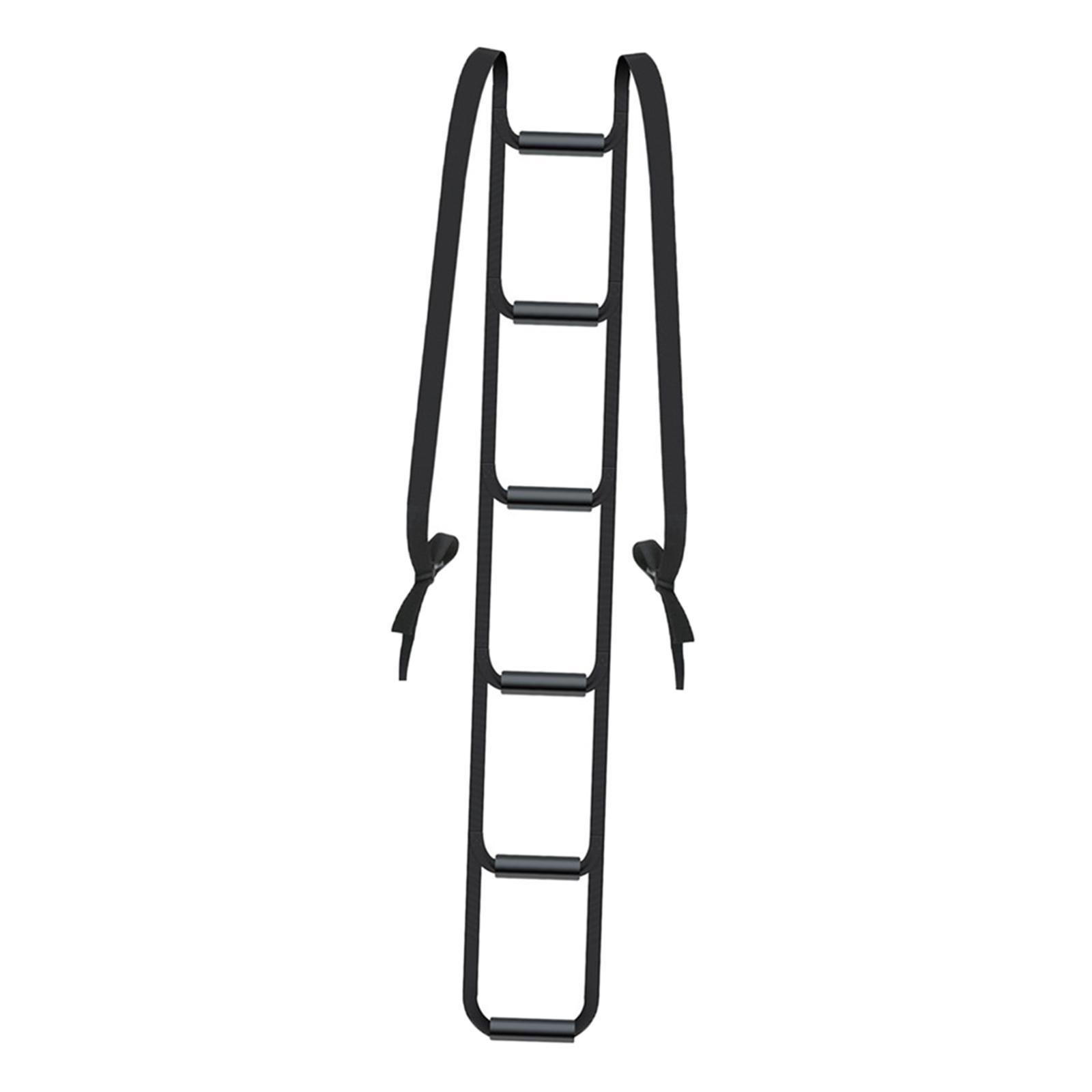 Bed Ladder Assist Strap with Handles Adjustable for Elderly Flexible Webbing