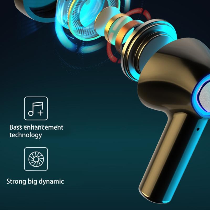 Cảm Ứng Không Dây Tai Nghe Nhét Tai 5.0 Hai Tai Thảo Luận Thể Thao Điện Tử Stereo Tai Nghe Dành Cho Điện Thoại Máy Tính Laptop Adapter Usb Cao Cấp