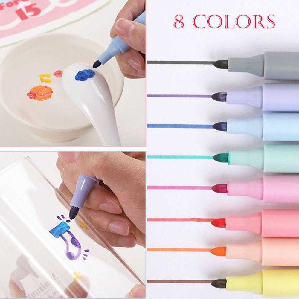 Bút lông nhiều màu sắc, vẽ nổi trên mặt nước dùng làm phụ kiện học tập, đồ chơi giải trí cho bé PK1094