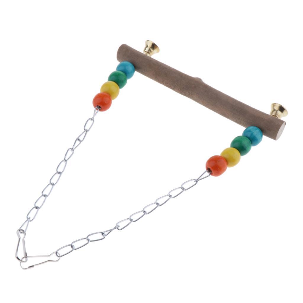 Pet Parrot Swing Parrot Hanging Swing Toys for Parakeet Cockatoo S