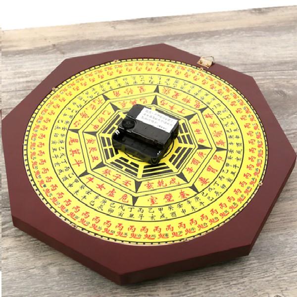 Đồng Hồ Thái Cực Bát Quái Chuyển Vận Phong Thủy 30cm