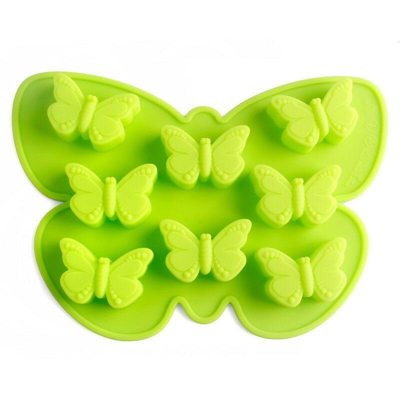 BUTTERFLY Khuôn Silicone Nhấn Bánh Hình Bướm 3d