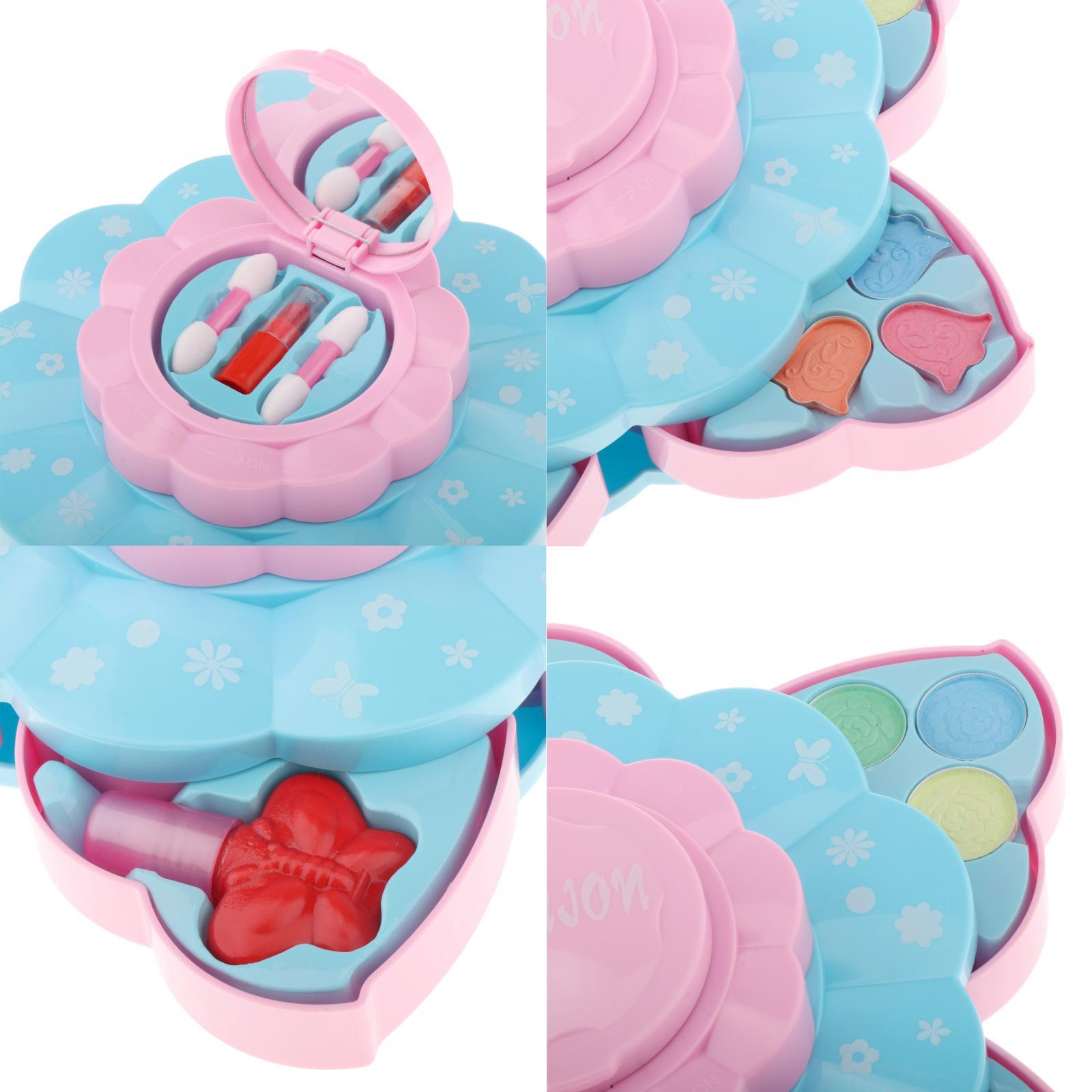 First Makeup Set, Girls Makeup Kit, Makeup Palette with Mirror and Secure Close - Safety Tested- Non Toxic