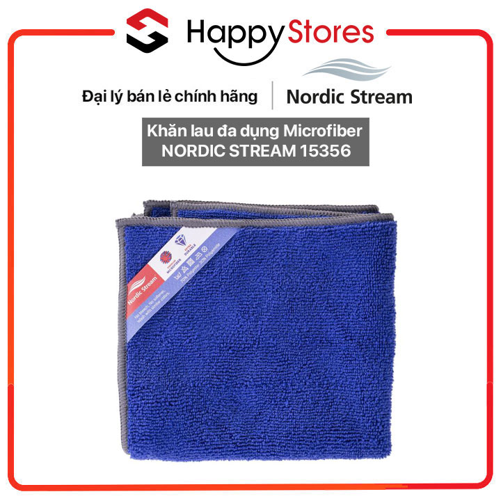 Khăn lau đa dụng Microfiber NORDIC STREAM 15356 - Hàng chính hãng 