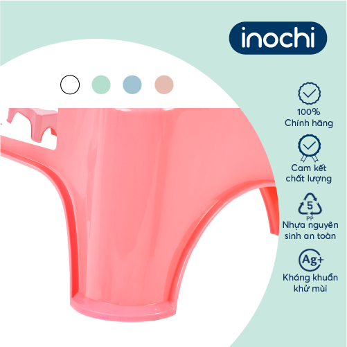 Ghế kê chân toilet Inochi - Notoro màu Xanh/Hồng