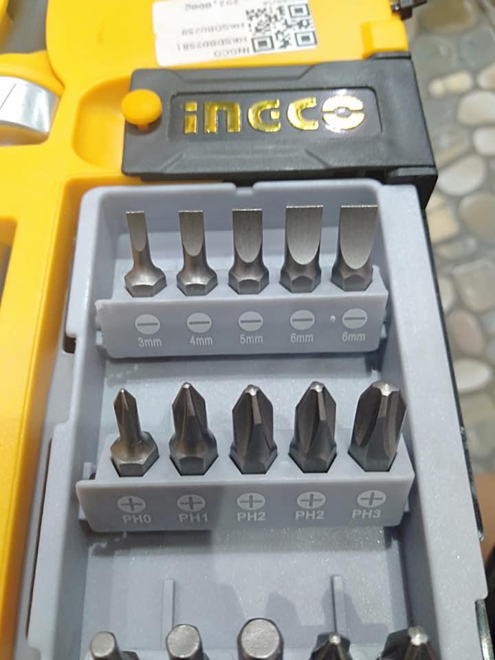 BỘ TUỐC NƠ VÍT TAY CẦM CHỮ T 25 CHI TIẾT INGCO HKSDB0258 - HÀNG CHÍNH HÃNG