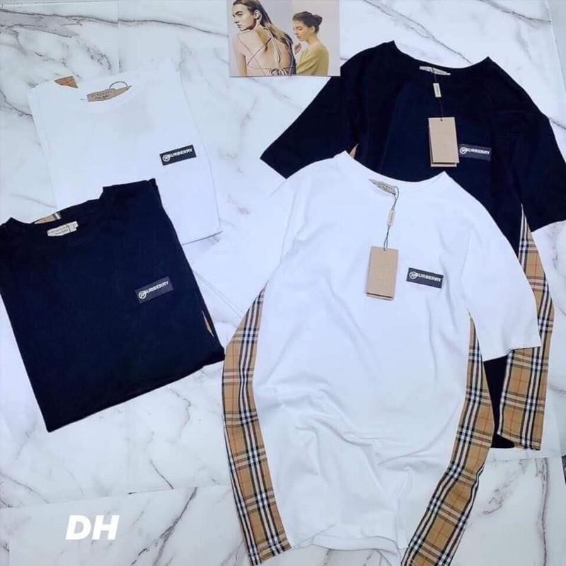 Áo phối kẻ xườn