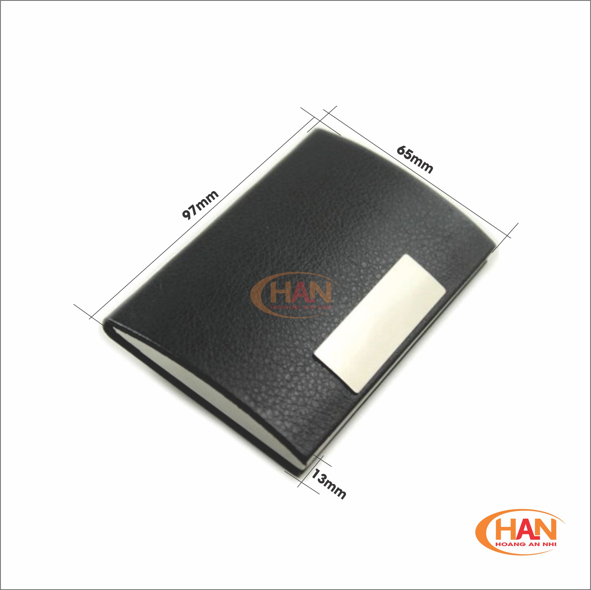 Ví đựng thẻ ATM - namecard chất liệu PU kết hợp Inox sang trọng M640