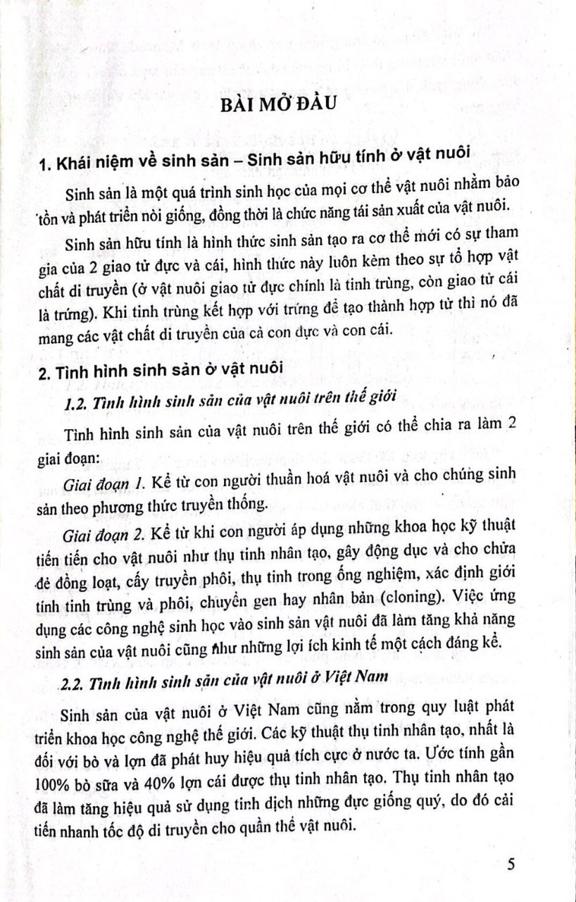 Sinh Sản Vật Nuôi