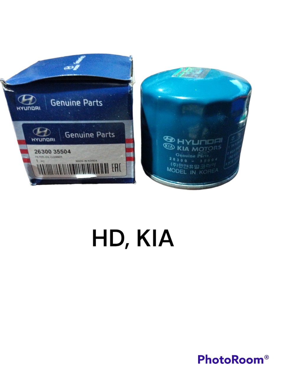 Lọc nhớt xe Mazda, Hyundai i20, GETZ; Kubota D650A. Forte, Cerato, Accent, Elantra, K3, Tucson. MSP: 26300-35504/C-1002