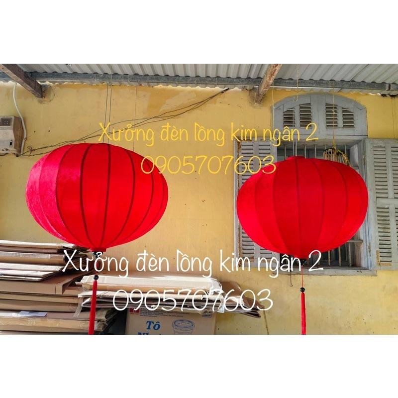 Đèn lồng hội an lụa size lớn trang trí nhà cửa treo tết