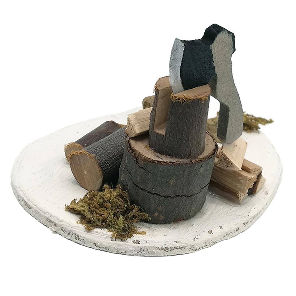 Mini Garden Building Micro Landscape for 1:12 Dollhouse Home Yard Decoration