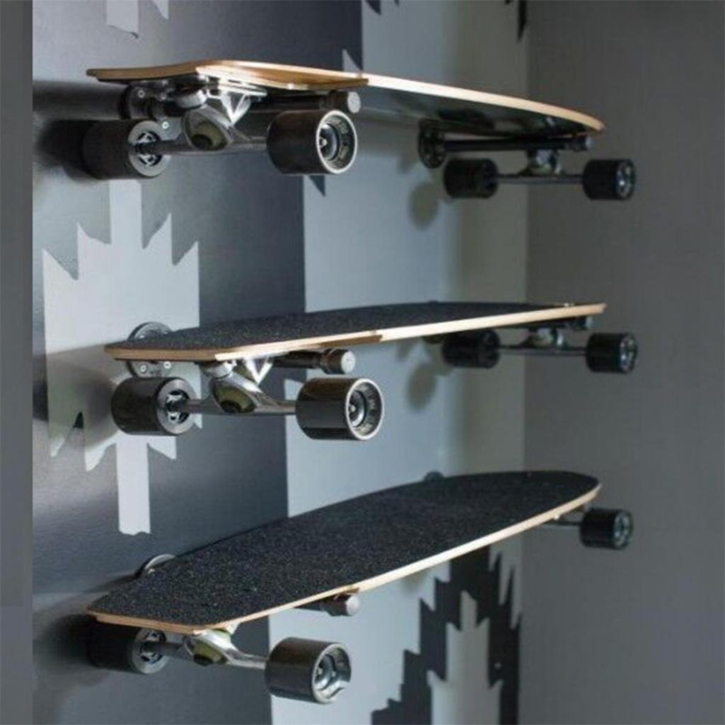 Skateboard Skateboard Wall Hanger Mount Rack Display for All Board Longboard