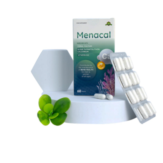 Aplicaps MENACAL -Viên uống bổ sung Canxi, vitamin K2 và D3 cho phụ nữ mang thai và giúp phát triển xương cho bé ngay từ trong bụng mẹ