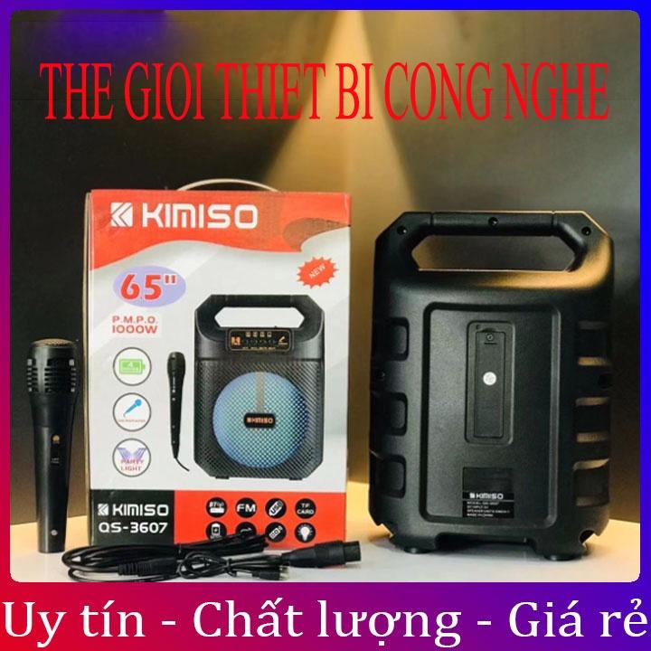 Loa bluetooth Karaoke KIMISO QS3607 thiết kế đẹp mắt, âm thanh đỉnh cao - Hàng chính hãng 