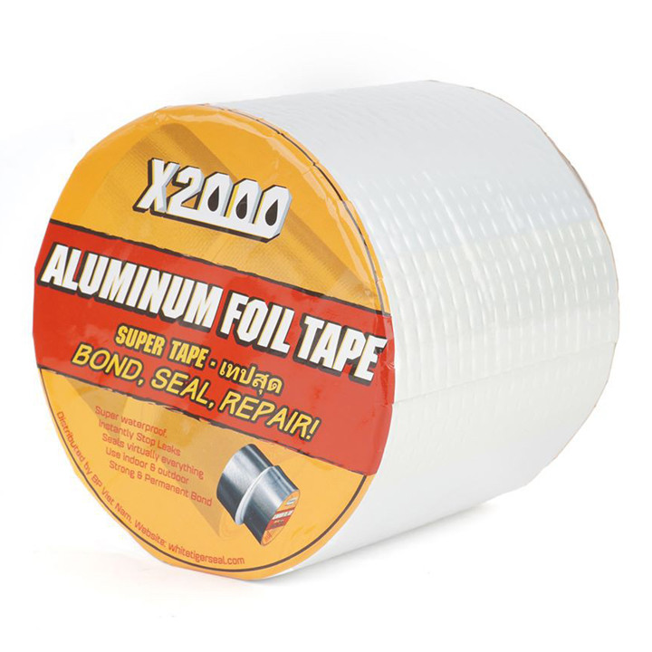 Băng Keo Chống Thấm X2000 Chắc Chắn, Chống Thấm Dột, Dán Tường, Dán Mái Tôn Bản Rộng 15Cm Dài 5M