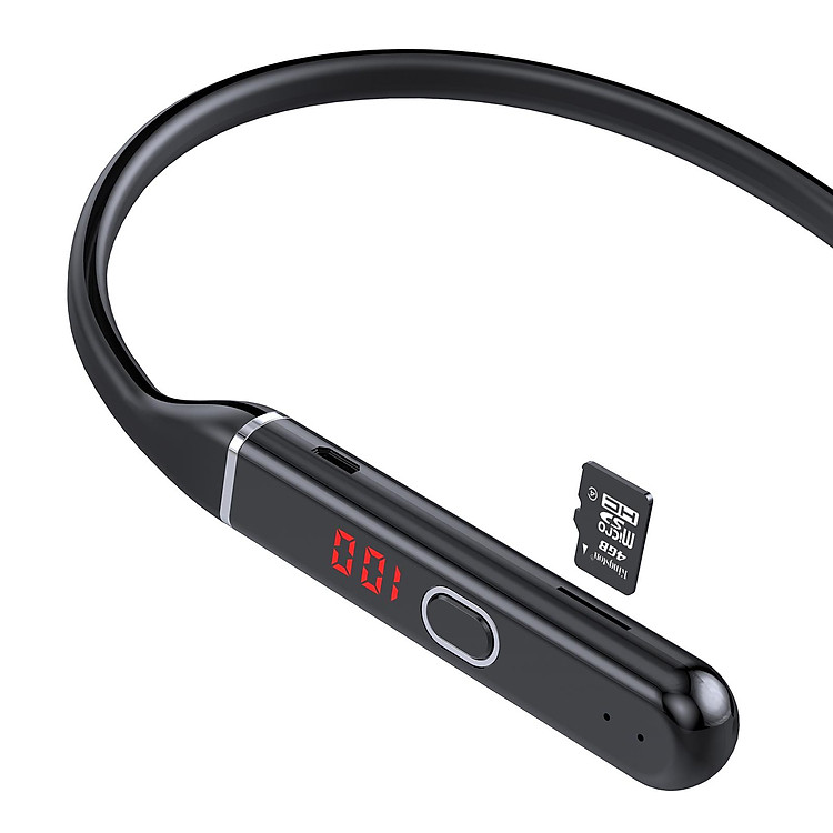 S650 100 Giờ Có thể dùng thẻ nhớ không Bluetooth Bass Trong Tai Tai Nghe Không Dây Từ Tính Cổ Thể Thao Chạy Bộ Tai Nghe Nhét Tai Chống Nước Chống Ồn