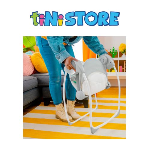 tiNiStore-Đồ chơi ghế rung xích đu họa tiết khỉ con Bright Starts 11803