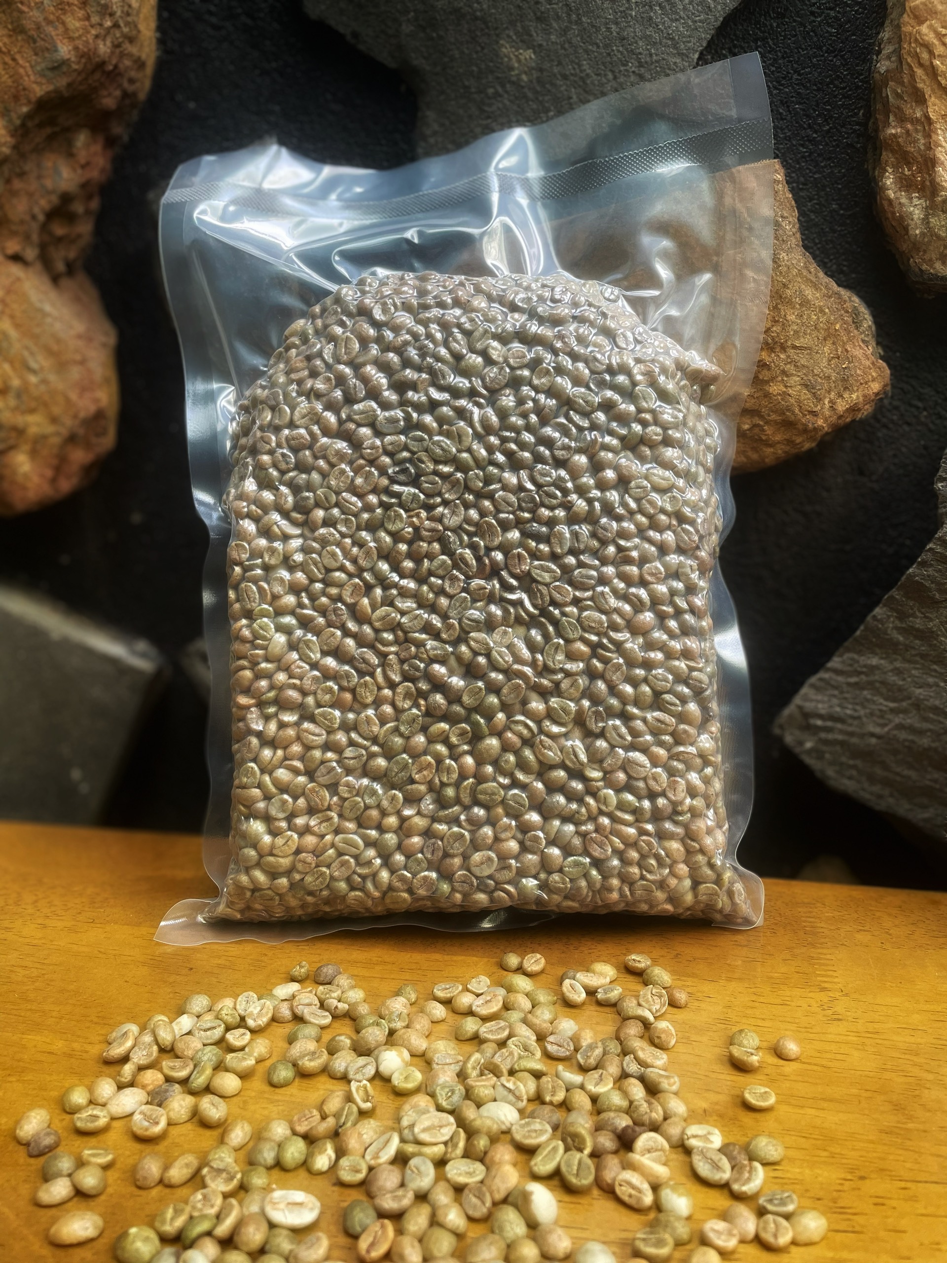 Cà Phê Nhân Robusta (Bì 1kg)