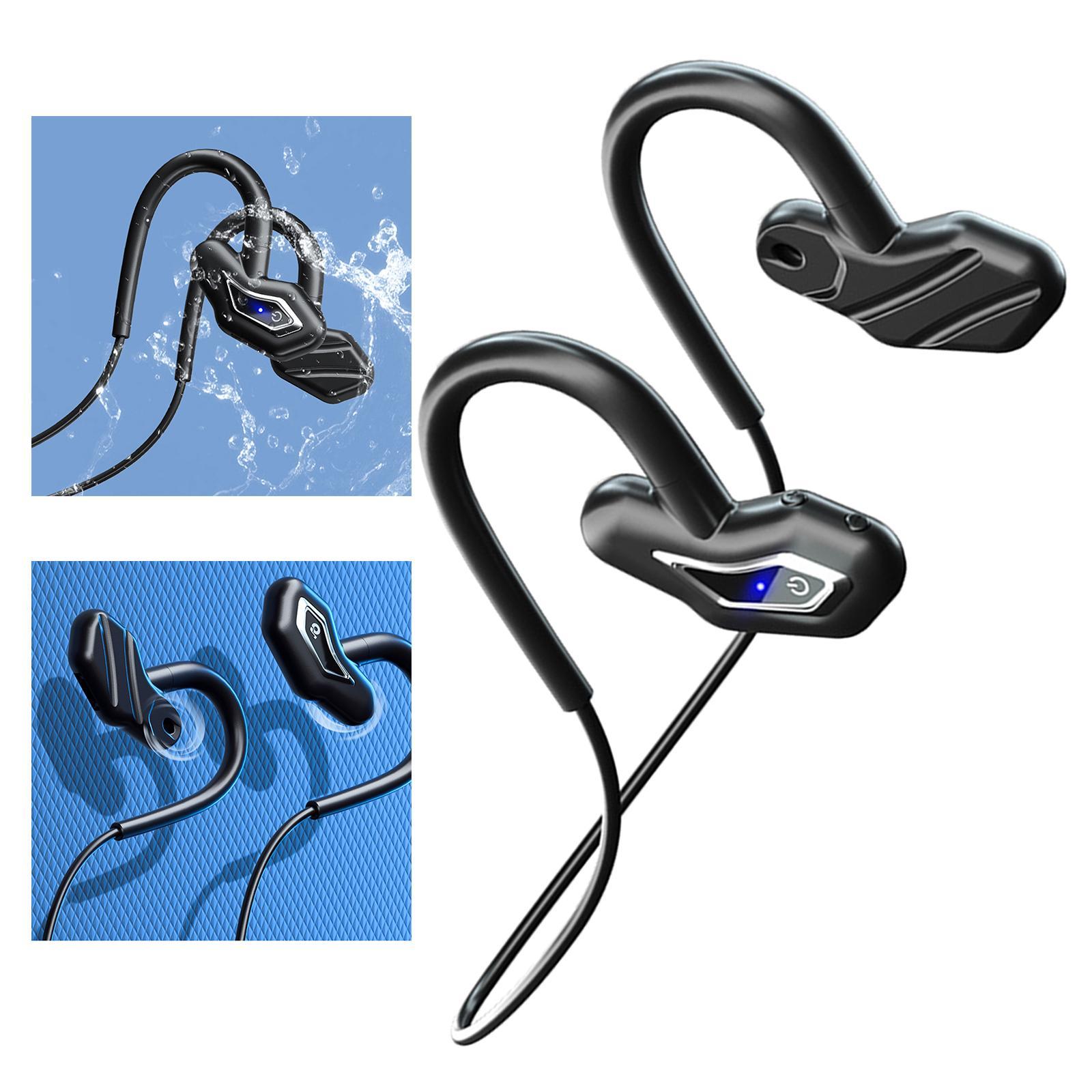 Bone Conduction Headphones Waterproof Stereo Hi-Fi Sound