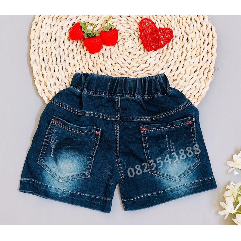 quần jean lửng và jean đùi bé trai ( size 7-17kg)