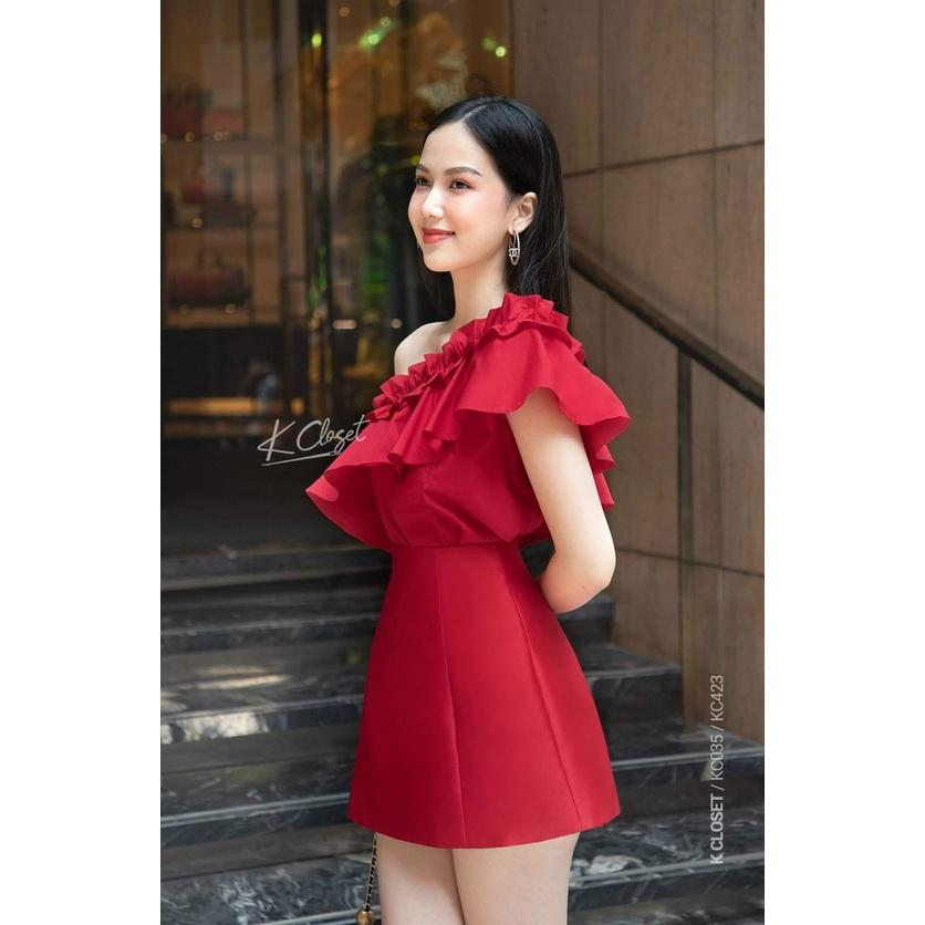 Sét áo bèo lệch vai kèm chân váy siêu xinh