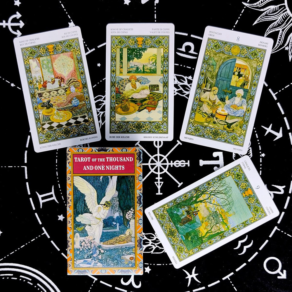 Bài Tarot of the Thousand and One Nights 78 Lá Tặng Đá Thanh Tẩy