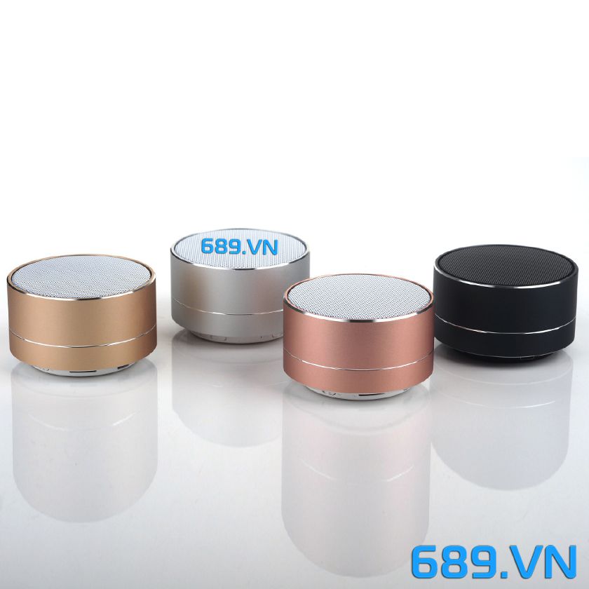 Loa Bluetooth A10 Mini Vỏ Nhôm Di Động Hỗ Trợ Thẻ Nhớ USB AUX (giao màu ngẫu nhiên)