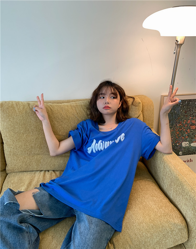 Áo phông tay lỡ phom rộng Yinxx, áo thun nam nữ unisex oversize ATL94