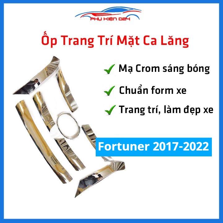Ốp trang trí mặt ca lăng, calang Fortuner 2017-2018-2019-2020-2021-2022 ốp phía trên trang trí làm đẹp xe