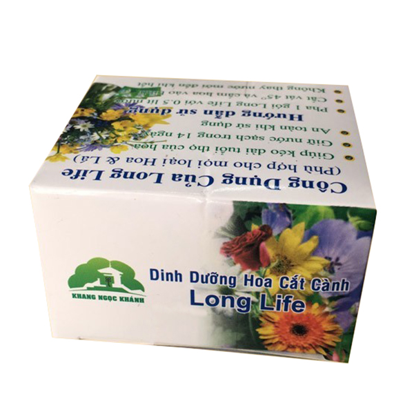 Gói Dưỡng Hoa Tươi LONGLIFE Của ISRAEL ( 1 Hộp/10 Gói ) - Giữ Hoa Tươi Lâu Gấp 2 Lần Và Không Cần Thay Nước